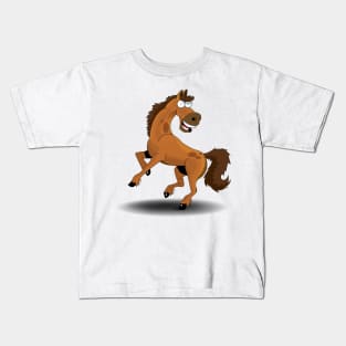 Bucking horse Kids T-Shirt